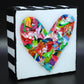 Heart Pieces --4 x 4