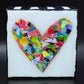 Heart Pieces --4 x 4