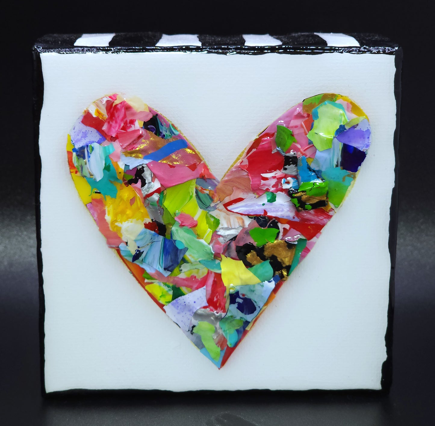 Heart Pieces --4 x 4