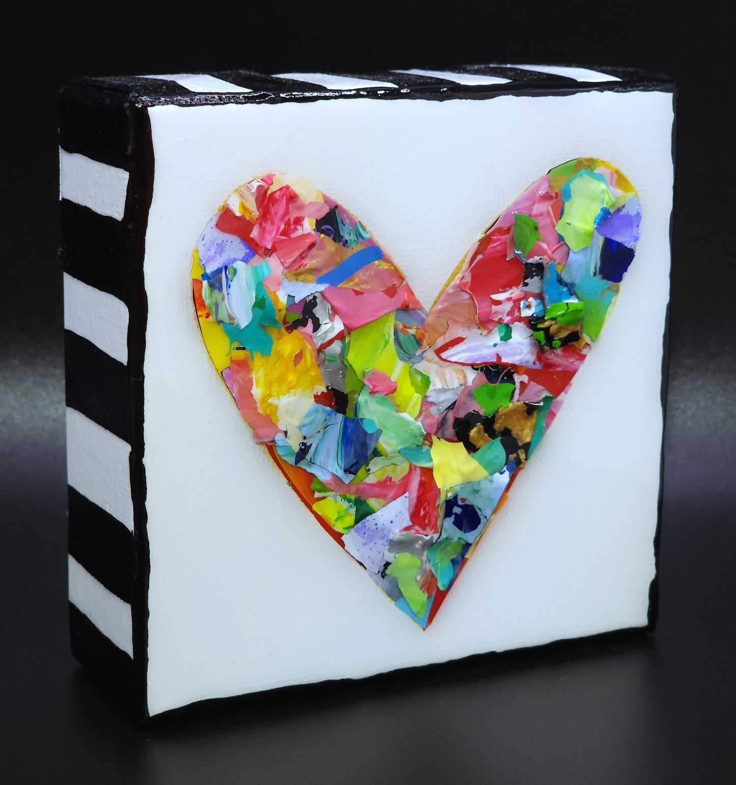 Heart Pieces --4 x 4