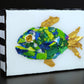 Recycled Acrylic Fish Art 5 x 7 - "Darwin"