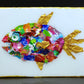 Recycled Acrylic Fish Art 5 x 7 - "Pearl"