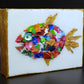 Recycled Acrylic Fish Art 5 x 7 - "Pearl"