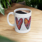 Heart Ceramic Mug 11oz