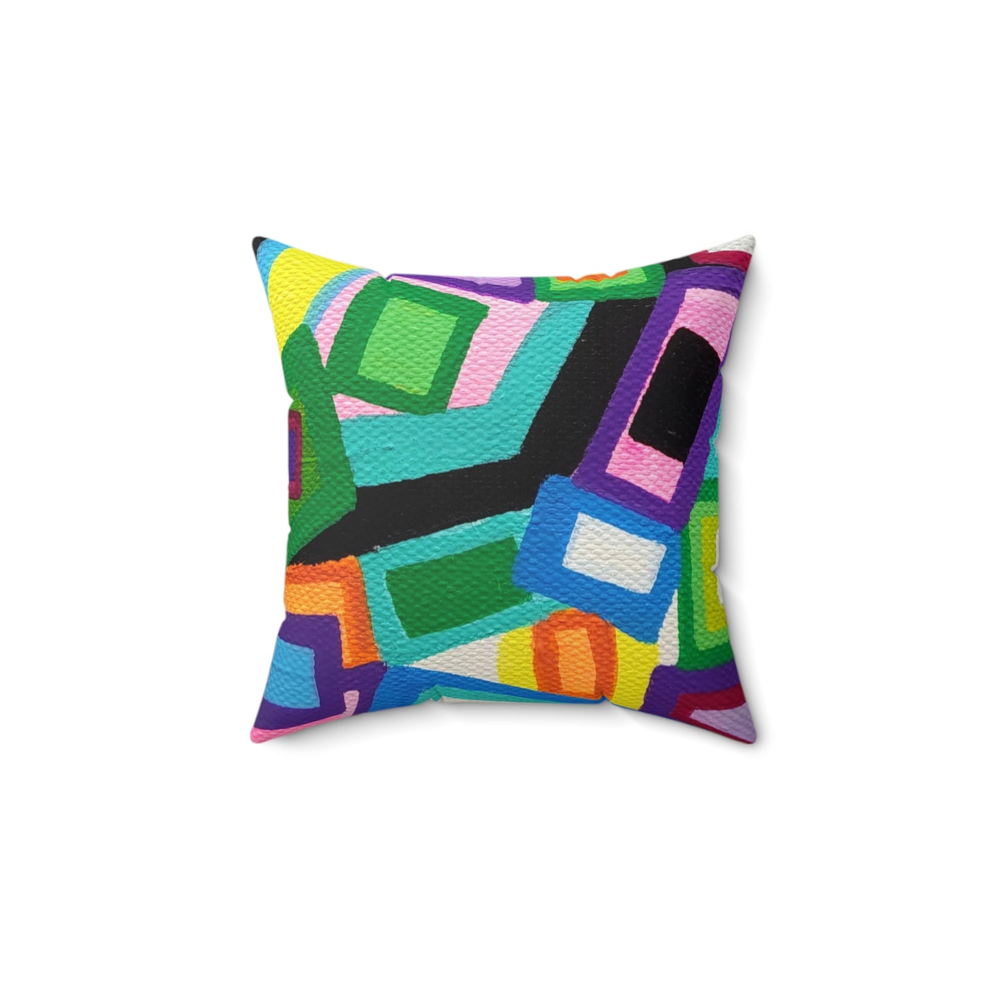 All Mixed Up Square Pillow