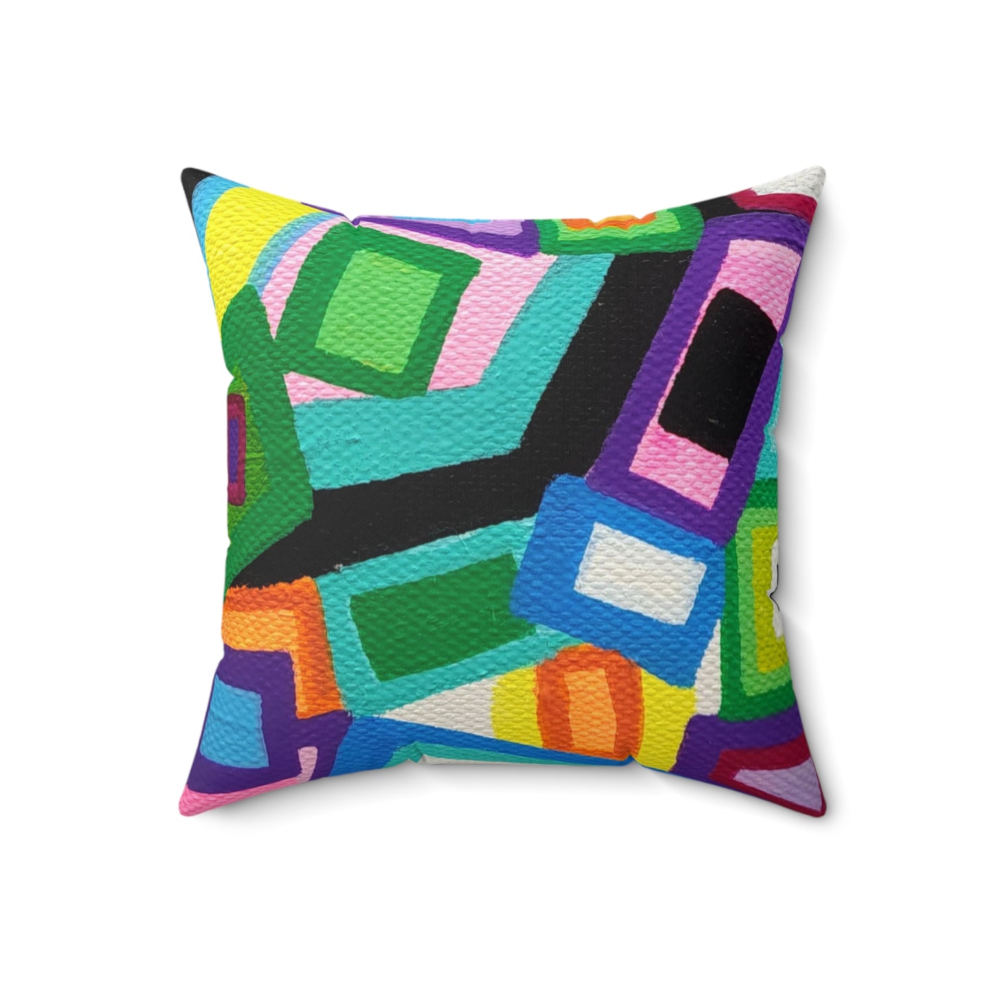 All Mixed Up Square Pillow