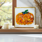 Fall Pumpkin - Colorful Original Resin Art 5 x 5