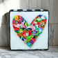 Heart Pieces -Colorful Original Resin Art 4 x 4