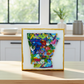 Colorful Arkansas Resin Art – Original 5 × 5 Artwork