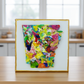 Colorful Arkansas Resin Art – Original 5 × 5 Artwork