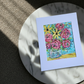 “A Floral Affair” – Original Colorful Floral Acrylic Painting (8 x 10)