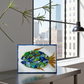 Recycled Acrylic Fish Art 5 x 7 - "Rio"