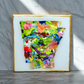 Colorful Arkansas Resin Art – Original 5 × 5 Artwork