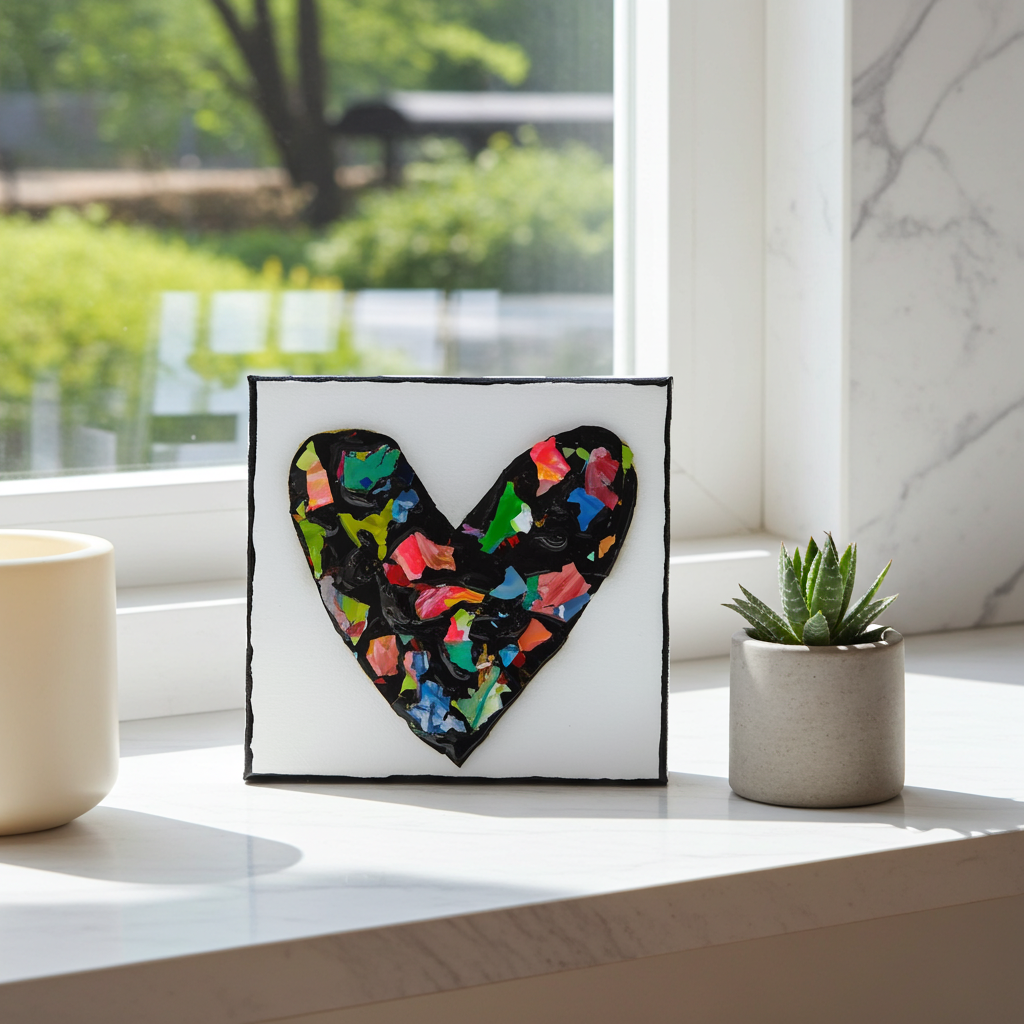 Heart Pieces 5 x 5