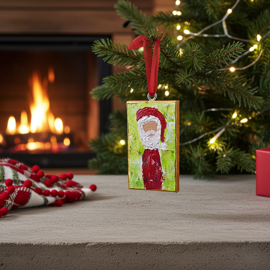 Jolly Santa Ornament