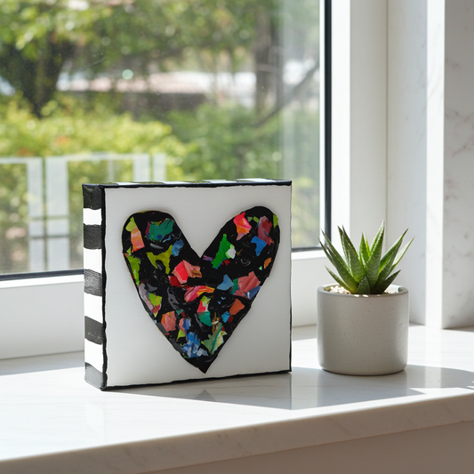 Heart Pieces 5 x 5